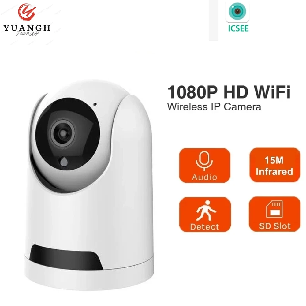 

Беспроводная IP-камера видеонаблюдения, 2 Мп, 1080P, Wi-Fi
