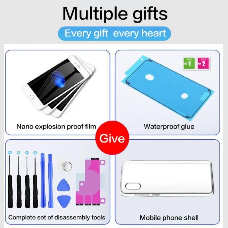 gx soft oled for iphone x xs max lcd display mobile phone 3d touch digitizer assembly replacement screen for iphonex 11 pro oled free global shipping