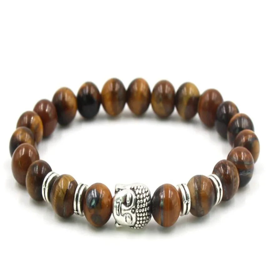 Браслет с тигровым глазом 8 мм 7 5 дюйма | Украшения и аксессуары