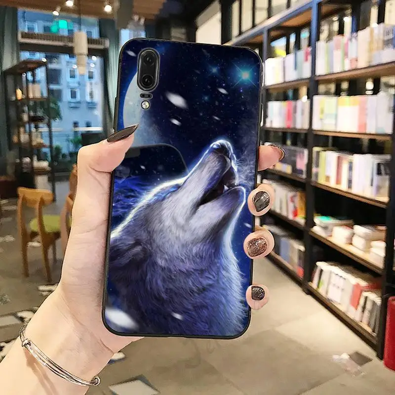 

howling wolf Animal art pictures Phone Case For Huawei honor Mate P 10 20 30 40 Pro 10i 9 10 20 8 x Lite