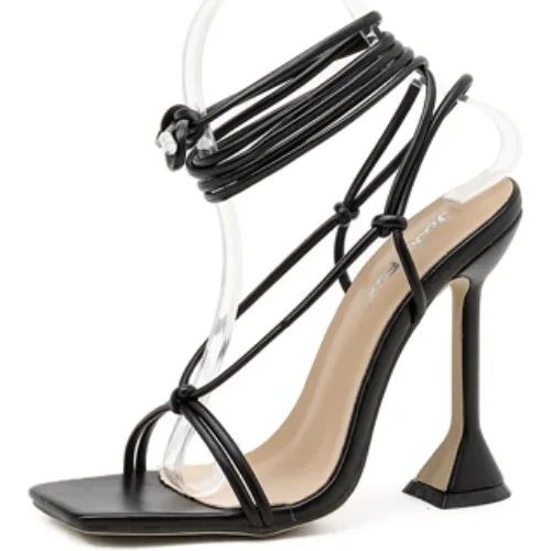 

Summer Women Lace-up Cross-Strap Sandals Female High Heels Platform Gladiator Sandal Ladies Open Toe Spike Heel Party Shoes