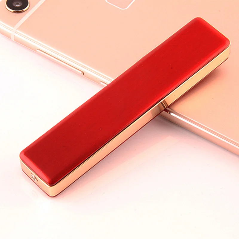 Горячая электрическая зажигалка USB перезаряжаемое Беспламенное ветрозащитное