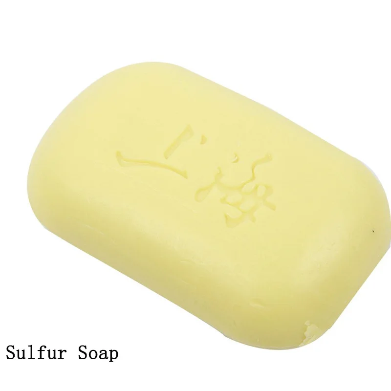 2 Styles Natural Removal Pimple Pore Skin Acne Treatment Sulfur Soap Cleaner Bamboo Charcoal Face Body Care Wash Basis Soap