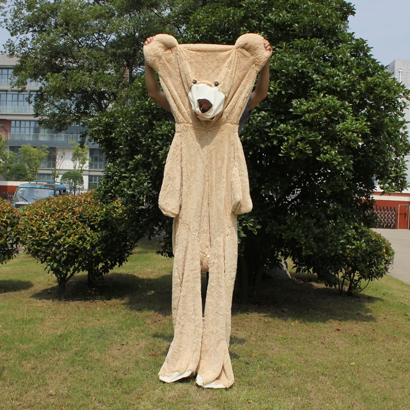 100-340 см Американский гигантский плюшевый мишка пальто плюшевые игрушки мягкий