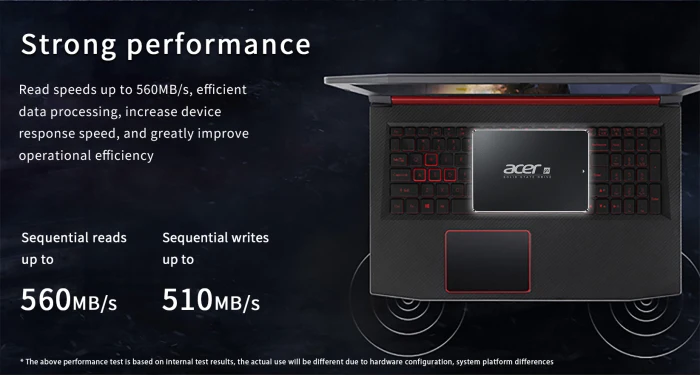 Acer gti ASN9A0/9B0/9C0 Внутренний твердотельный диск 1 ТБ/500 Гб/250 ГБ SSD SATA3 2,5 дюймов для рабочего стола/Тетрадь/Интегрированная машина