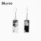 2020 Новое поступление джунгли камуфляж Шаблон Прямоугольник рыбы крюк серьги камуфляж одежда узоры висячие серьги