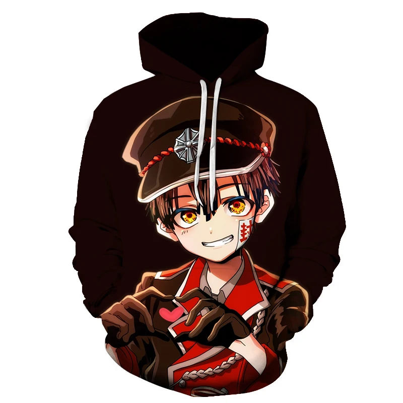 

Hot Toilet Bound Hanako Kun 3D Graphic Sweatshirt Men Kawaii Japanese Anime Hoodie Funny Cartoon Summer Tops Unisex Hoodies Male