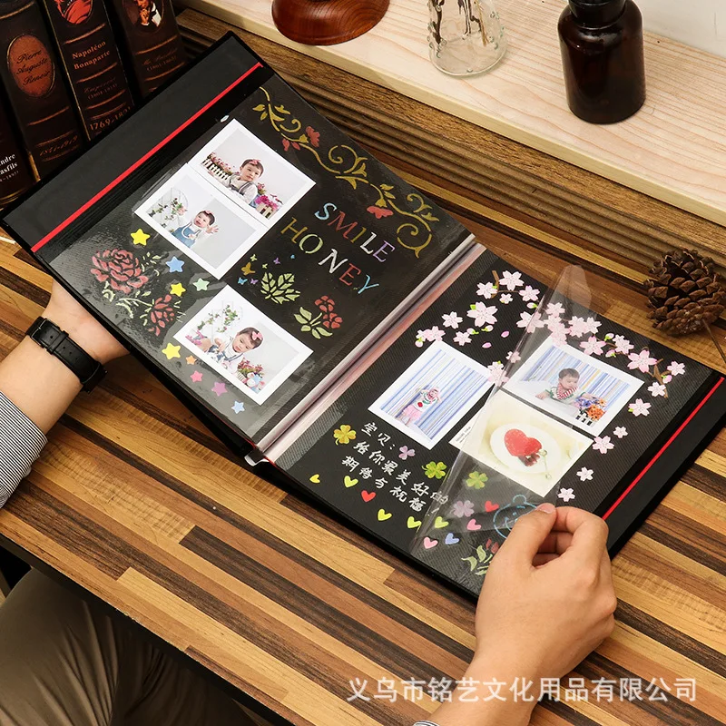 売却 フォトアルバム,スクラップブッキング,クリエイティブなワークショップ,dk50paを飾るための粘着性のフォトアルバム
