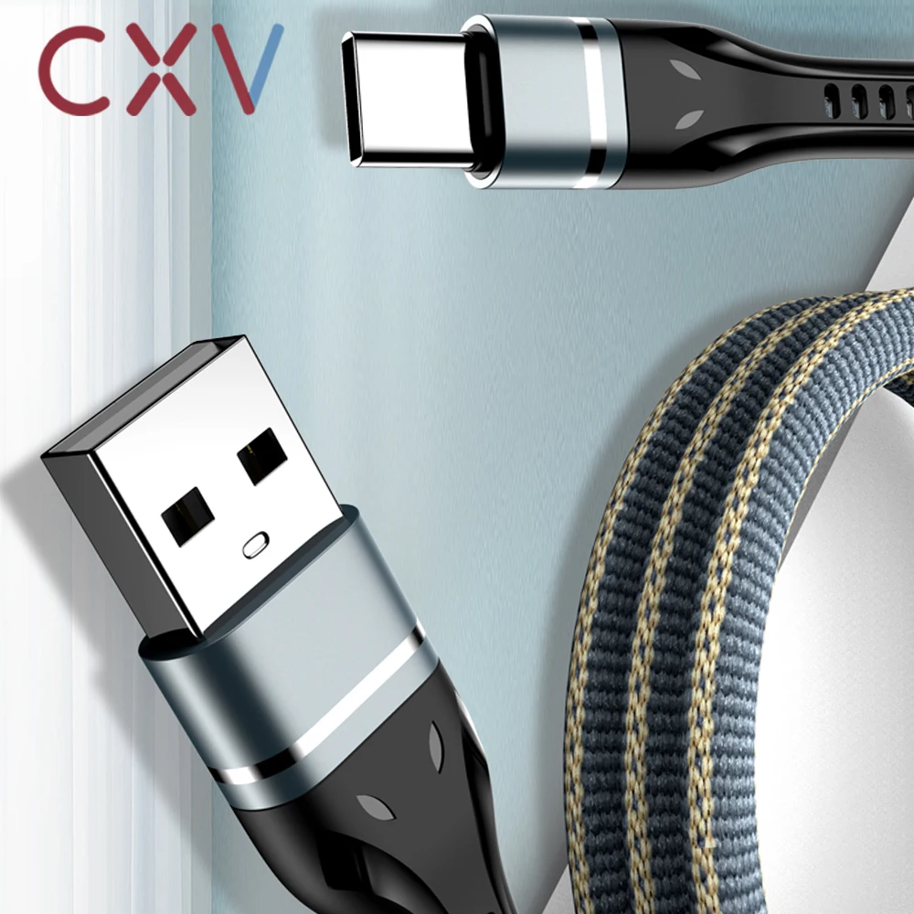 кабель USB Type C Fast Charging Cable For Samsung Xiaomi Huawei провод для зарядки | Мобильные телефоны и