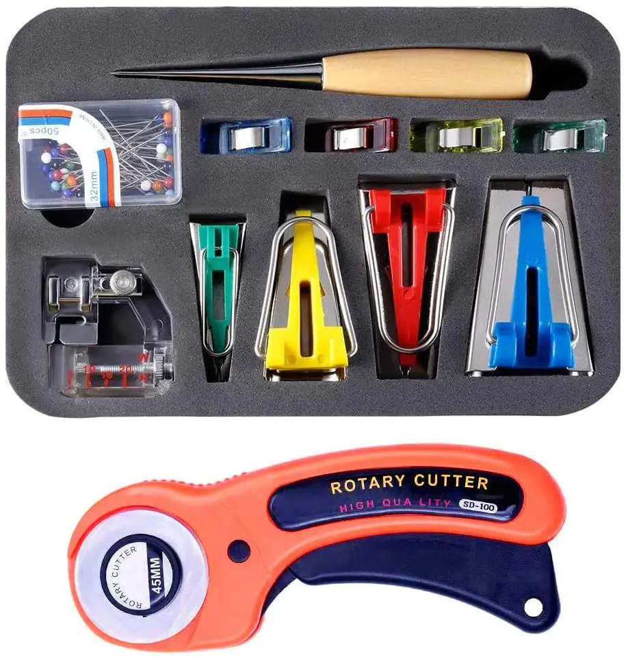 

Dailylike Machine Tools Binding Sew Multifunction Sewing Bias Tape Maker Set DIY Patchwork Quilting Tool