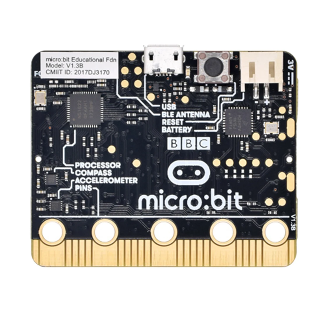 Высокая Рекомендуемая 1 шт. DIY Англия BBC Microbit Go NRF51822 макетная плата питона начинающих графическое Программирование