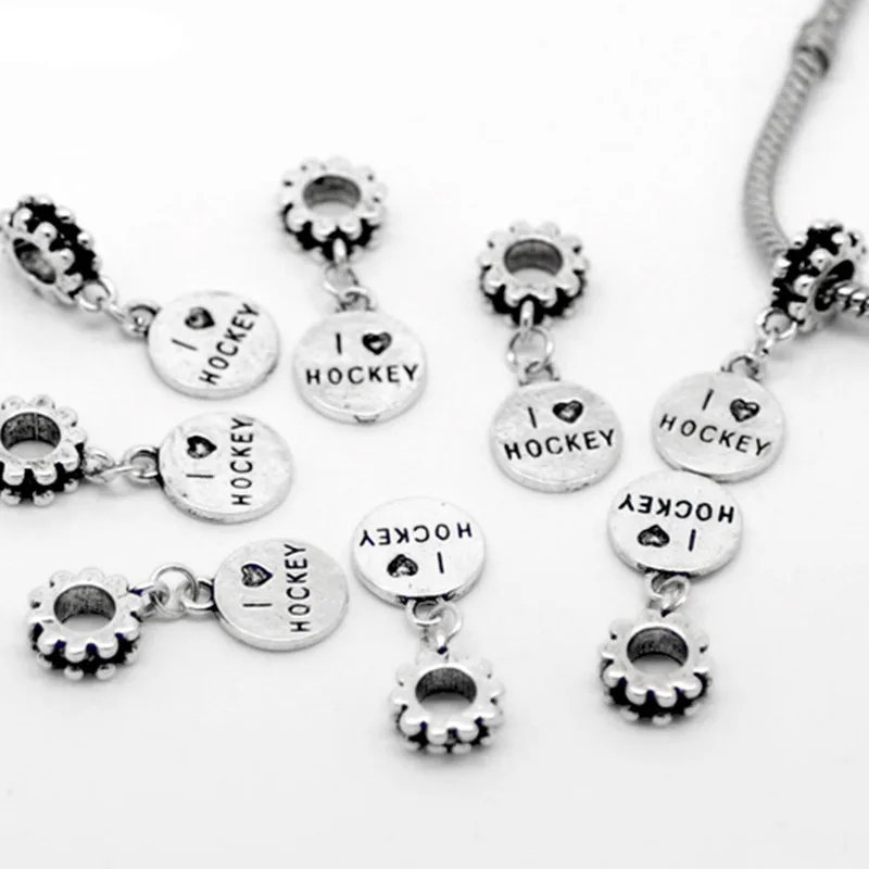 Цинковый сплав европейский стиль очаровательные бусины с большим отверстием