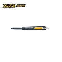 olfa 9mm ultra sharp long black blade non slip grip knife 185b stainless steel blade bbl50k bblg50k