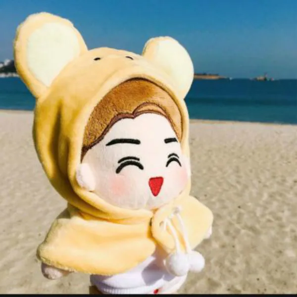 [MYKPOP] Одежда и аксессуары для кукол KPOP: плащ с капюшоном 20 см (без куклы) Коллекция