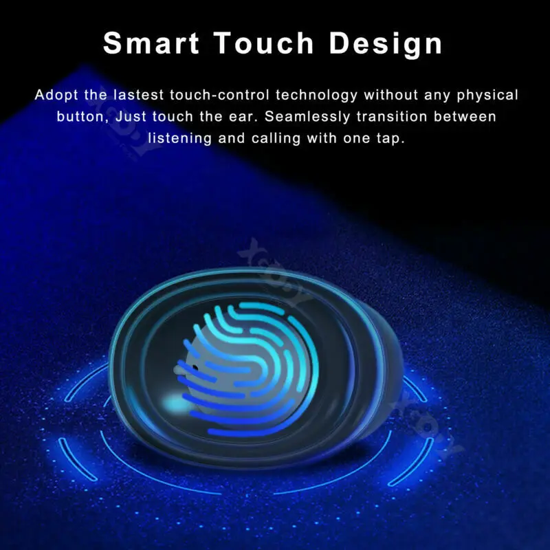 Наушники-вкладыши беспроводные игровые с поддержкой Bluetooth 2000 и ЖК-дисплеем |