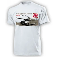 japan type 10 panzer_self defense forces battle tanks men t shirt short casual harajuku shirt