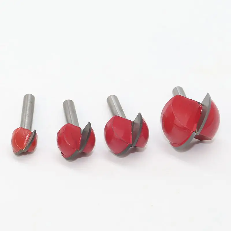 

Retail 4Pcs/Set 6Mm Shank Round Nose Cove Box Wood Router Bit Shaker Woodworking Tools Cutter For Wood