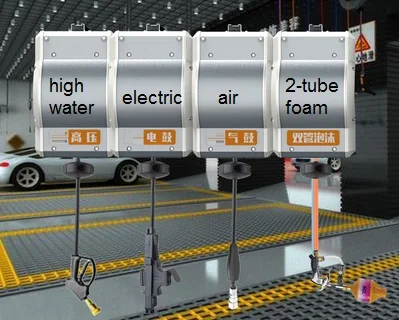 4 комбинированных бака композитная коробка автомобильного шланга Катушки воды