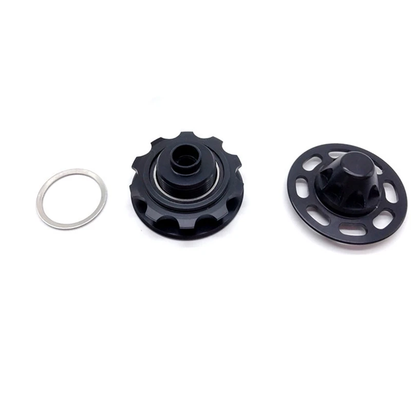 

4Pcs Bike Chain Tensioner Wheel for Brompton CNC Aluminum Alloy Rear Derailleur Guide Wheel Bicycle-Red & Black