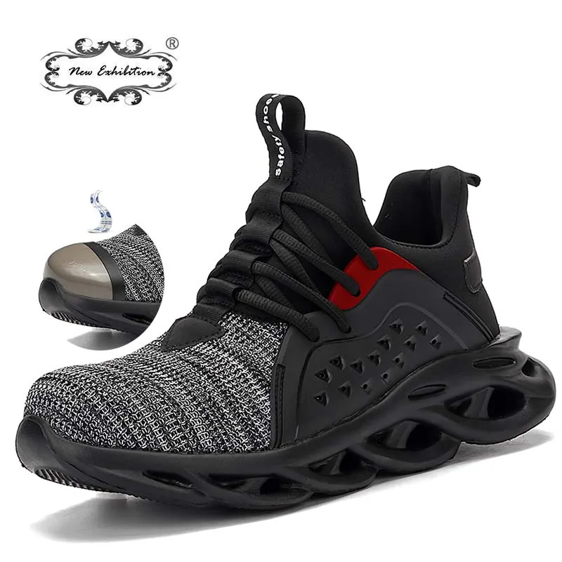 Новые защитные для кроссовок мужские модные легкие дышащие уличные рабочие