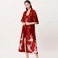 womens home clothes dressing gown silk sets robe kimono sleepwear bridesmaid gifts bathrobes night dress sexy nightie female
