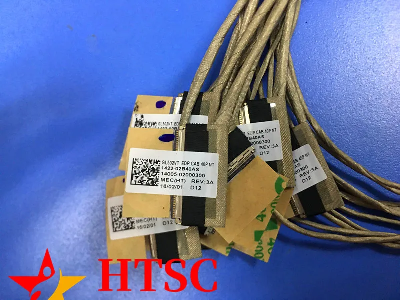 Оригинальный Новый видеокабель для ЖК-экрана ASUS GL552VT EDP LVDS 1422-02B40AS 14005-02000300 40p