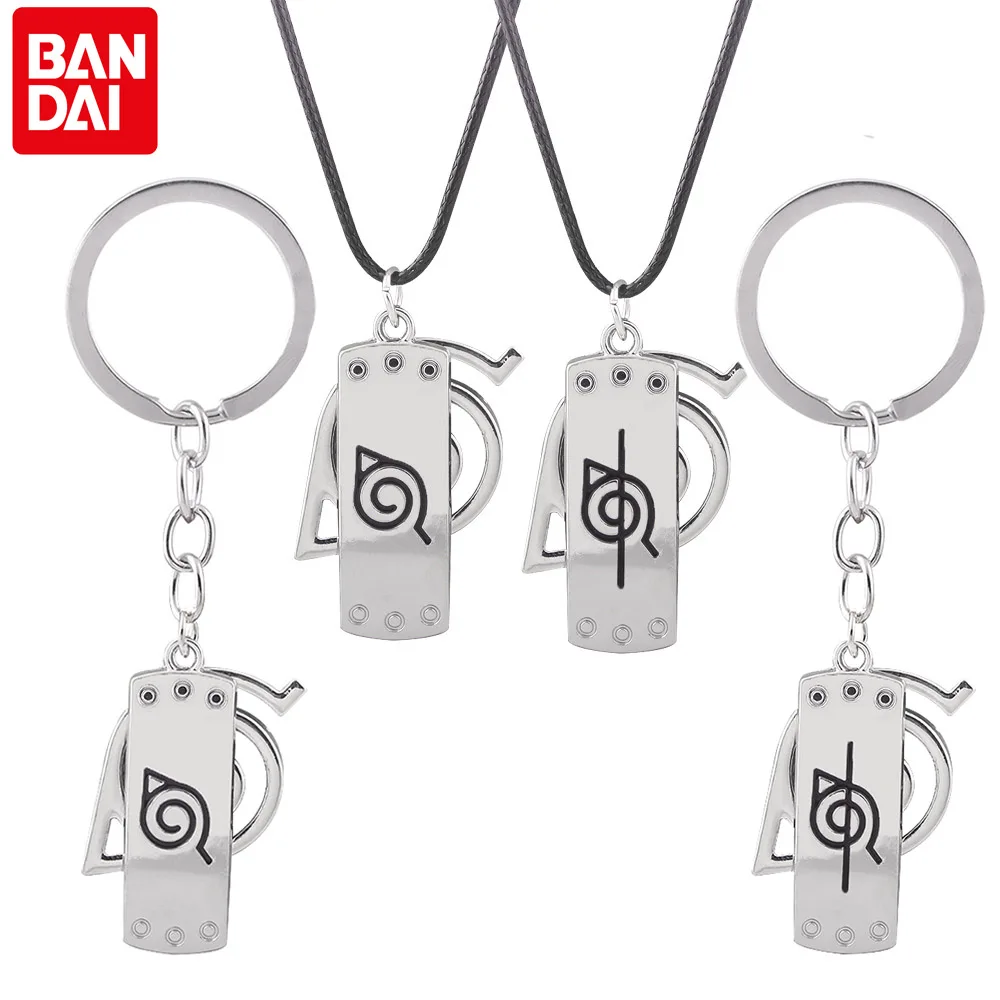 

Bandai Аниме Наруто брелки ожерелья удзумаки фигурки Наруто Косплей подвеска из металлического сплава аксессуары Kawaii детская игрушка крутой ...