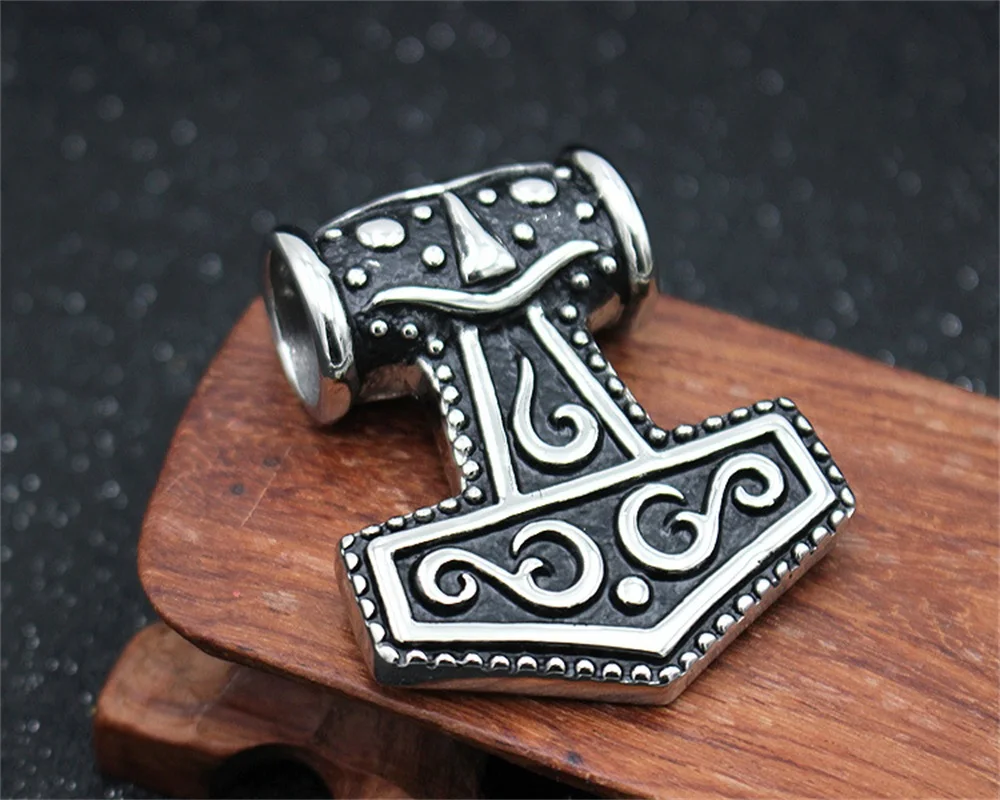 Viking один маленький молоток из нержавеющей стали ожерелье викингов Молот Тора