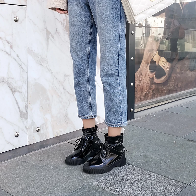 ASUMER/Лидер продаж женские ковбойские ботинки из натуральной кожи повседневная