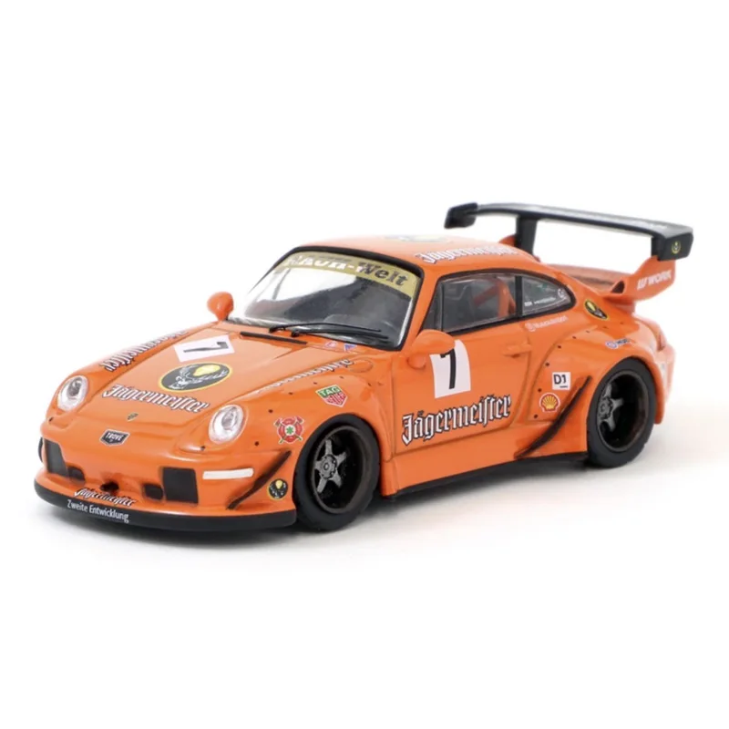 

Tarmac works TW 1/43 RWBS 993 Jagermeister 7 Collection of die-casting simulation alloy model car toys
