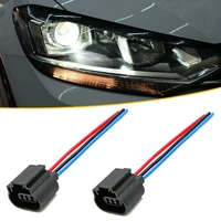 2x plug terminal wire connector terminal line for h13 9008 female socket headlight socket led plug wire harness adapter tools