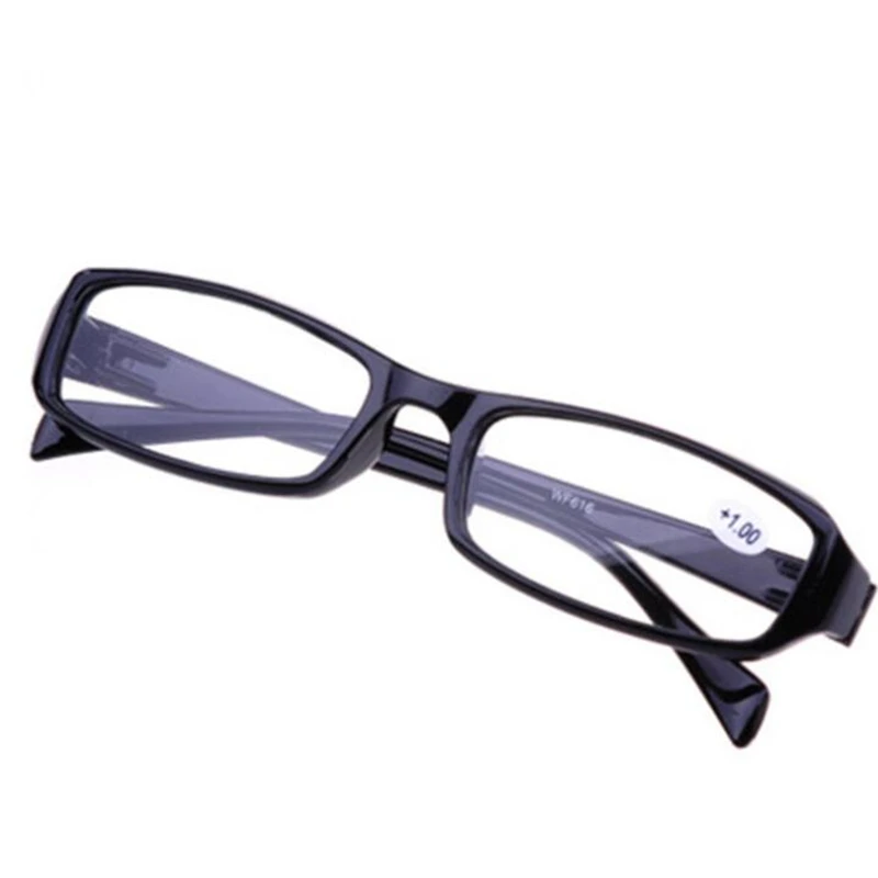 Высококачественные очки для дальнозоркости черная оправа 100 150 200 250 300 350 400