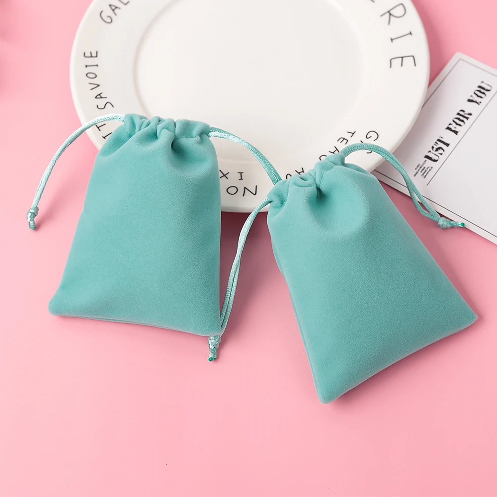 Бархатная сумка на шнурке персонализированные мешочки для ювелирных изделий
