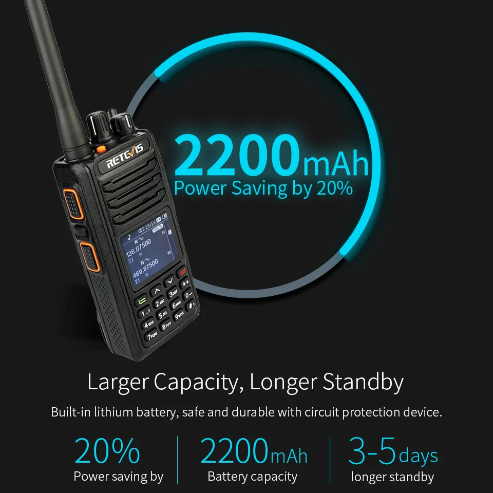 Retevis RT52 цифровой двухдиапазонный gps DMR Радио рация VHF UHF двойной PTT до 4000 каналов двухстороннее радио портативный