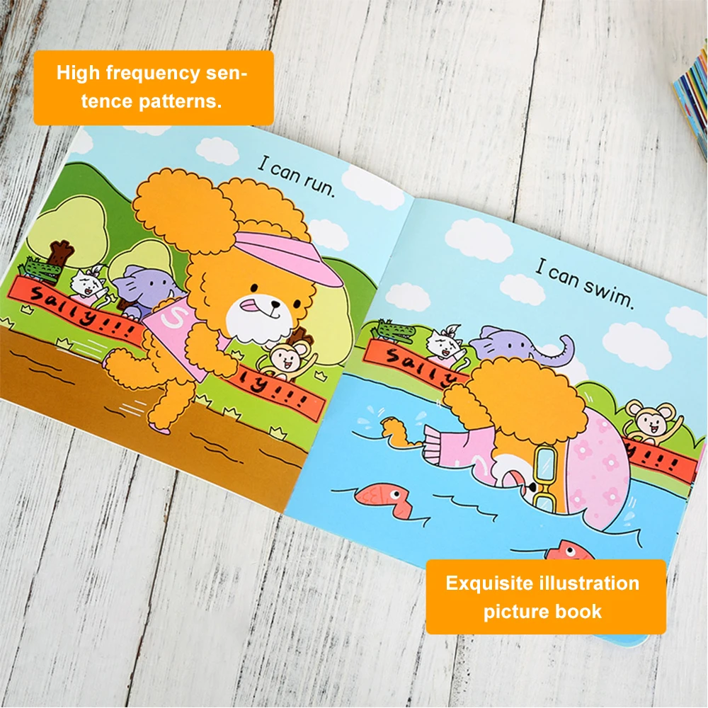 35 книг/Набор Предварительно уровень Детские Обучающие с историями на английском