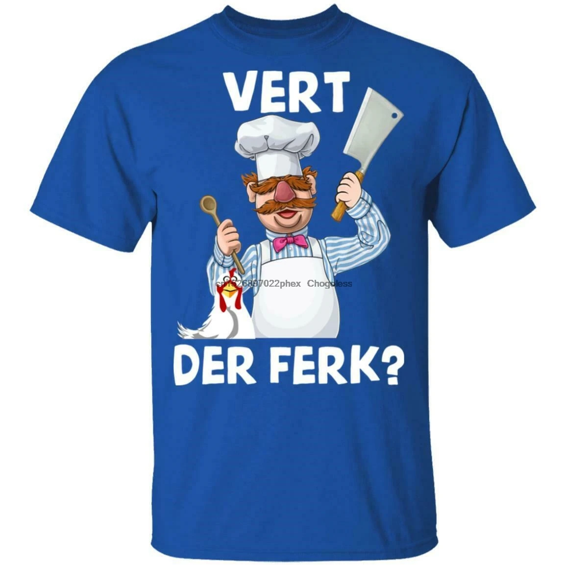 Шведский шеф повар Vert Der Ferk винтажный подарок для мужчин и женщин забавная