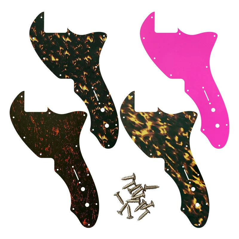 

Feiman Custom Guitar Parts - For US Tele 69 Thinline Guitar Pickguard No pickup Scratch Plate Multi Color Choice Flame Pattern