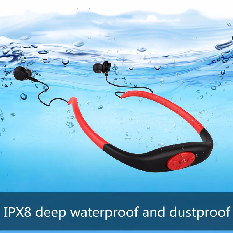 Kyk-168Plus Bluetooth-гарнитура двусторонняя стереосистема память 8 ГБ Водонепроницаемая