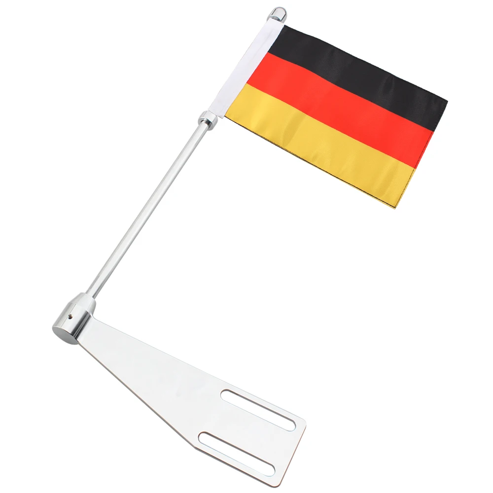 Багажник на боковой стороне мотоцикла стойка с флагом подходит для индийских