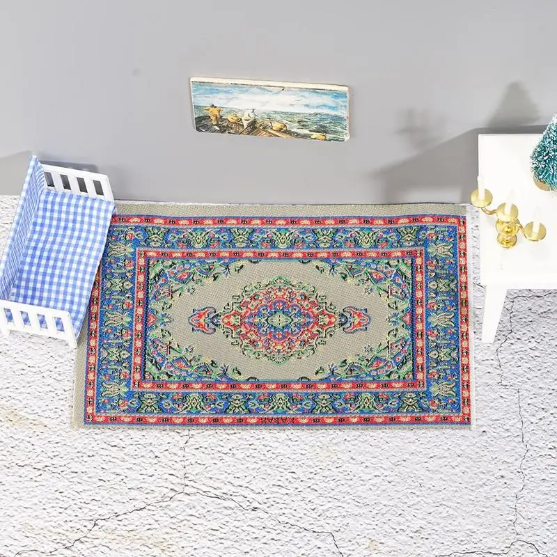 Аксессуары для кукольного домика в масштабе 1/12 имитация чистого плетеного мини