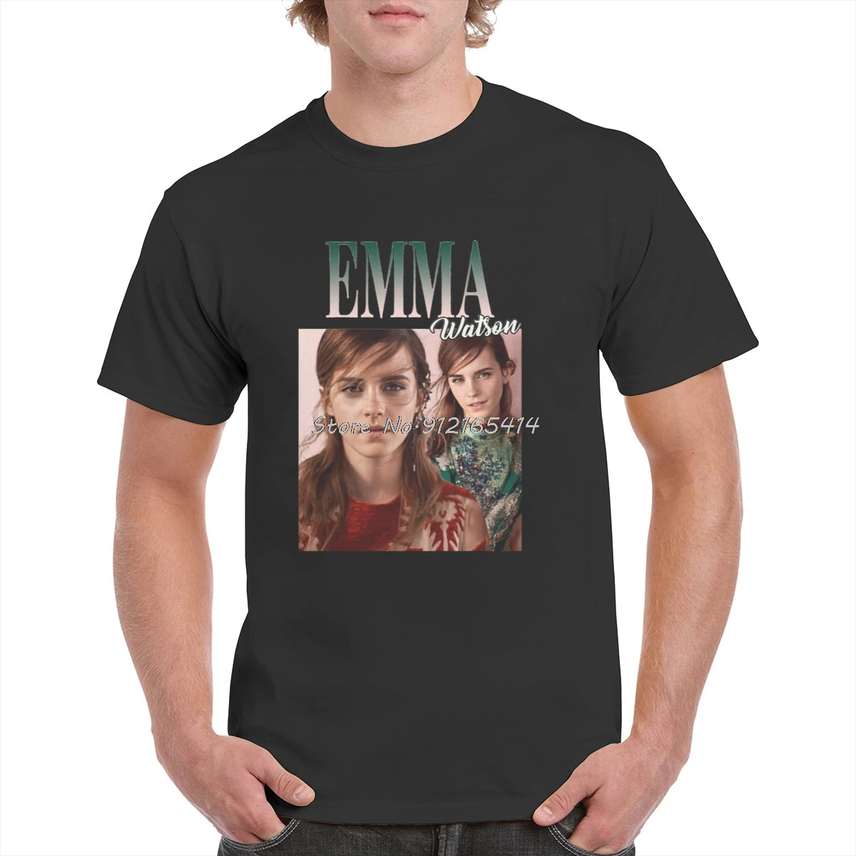 

Emma Watson Retro Aesthetics T Shirt Trending Popular Classic 90'S Graphics Tops Cotton Female/Man T-Shirt Streetwear