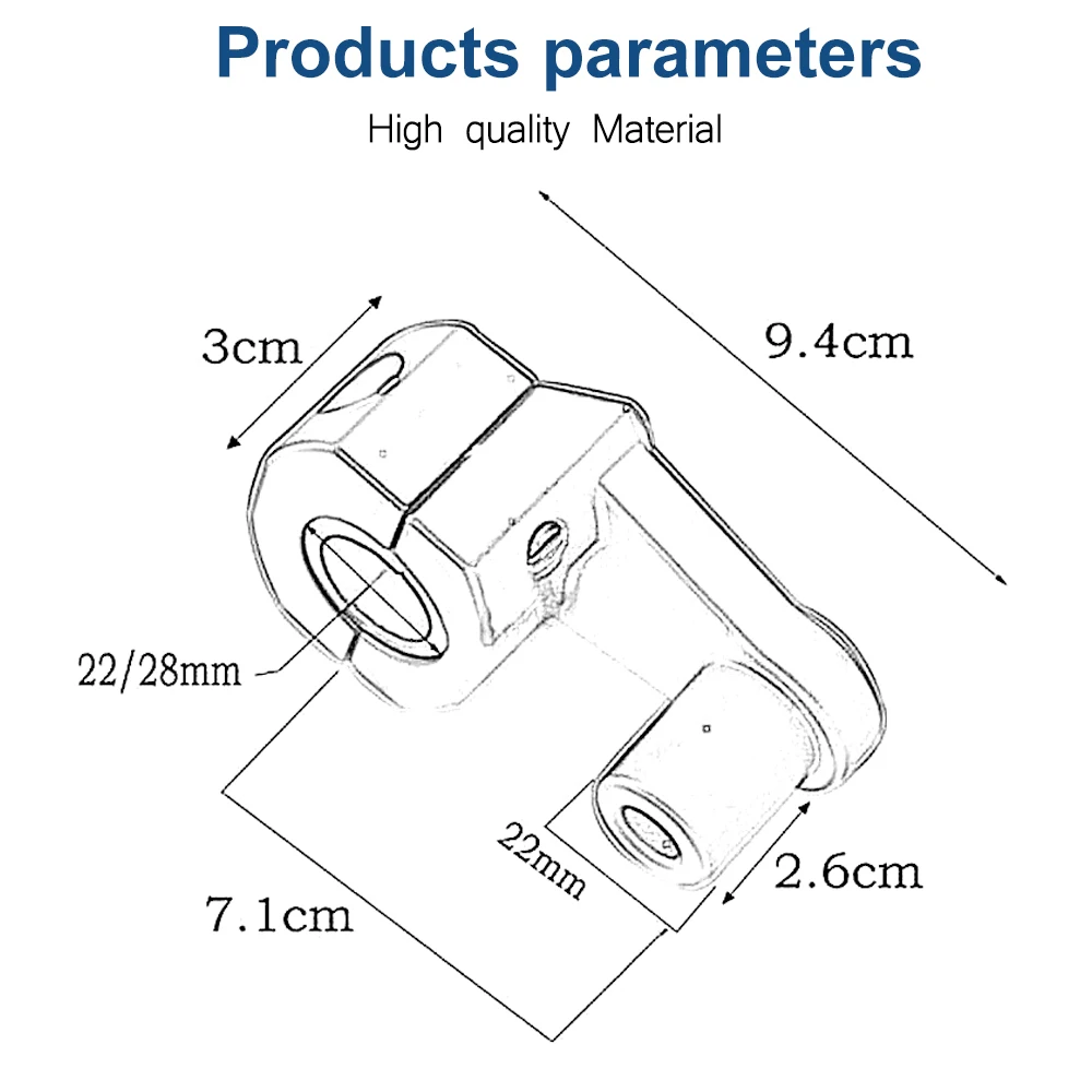 KEMiMOTO мотоцикл рукоятка Riser 7/8 &quot22 мм 28 баров riser адаптер Крепление зажим для BMW