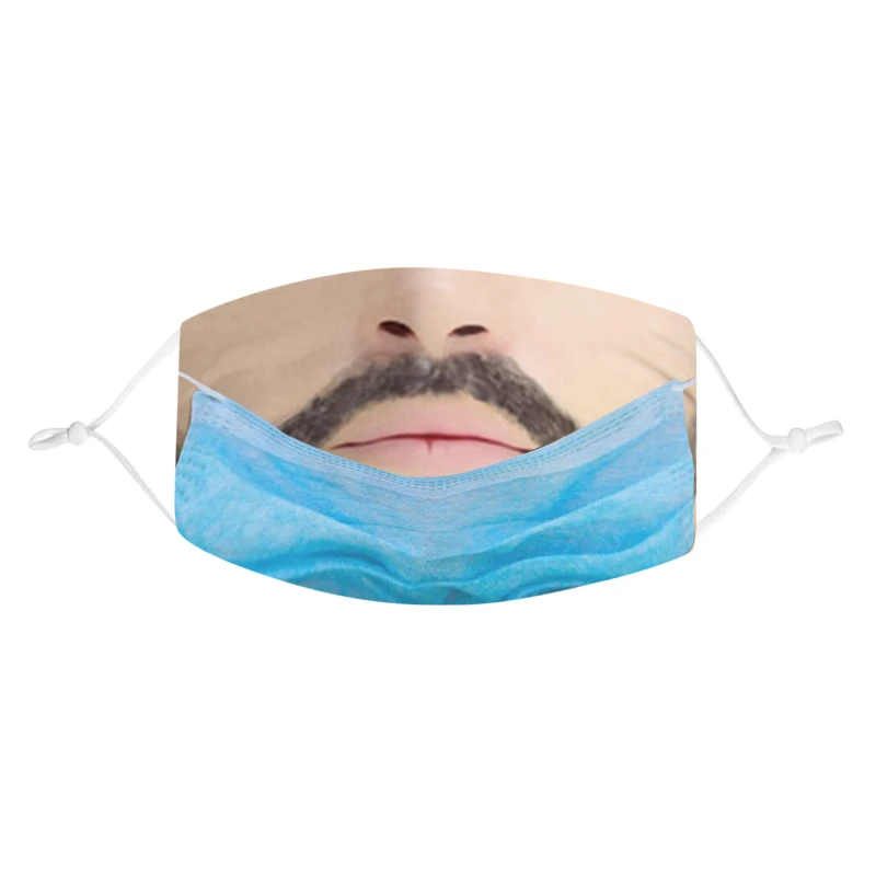 

Outdoor Washable Reuse Face Mask Dustproof Protection Printing Funny Reusable Mouth Mask Filter Halloween Cosplay