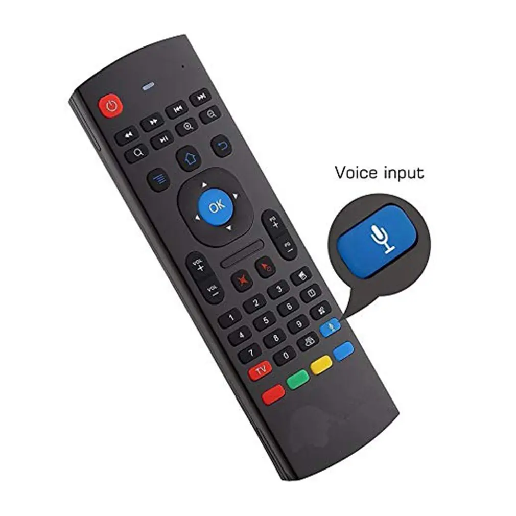 Mx3 Air Mouse Voice-версия с задней подсветкой Android Smart Wireless Remote Control T3 And Keyboard | Электроника