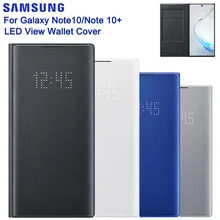 Original Samsung LED Smart Cover Phone Case View Cover For SAMSUNG GALAXY Note10 5G Note 10 Plus Slim Flip Case