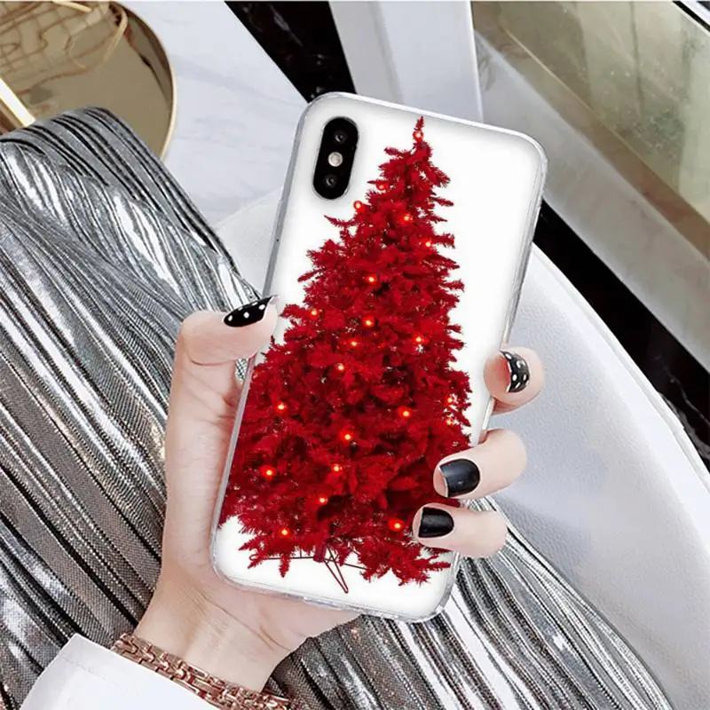 

YNDFCNB Christmas tree Phone Case For iPhone X XS MAX 6 6s 7 7plus 8 8Plus 5 5S se 2020 XR 12 11 pro max case