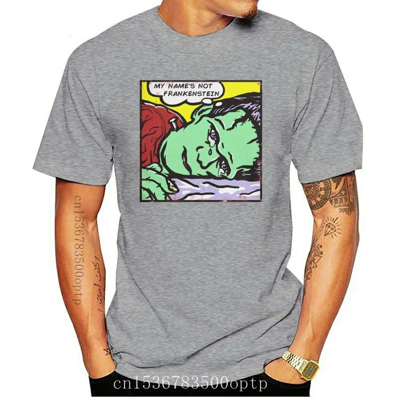 

New Franktenstein T Shirt funny parody mash up mashup monsters creatures roy lichtenstein movies film