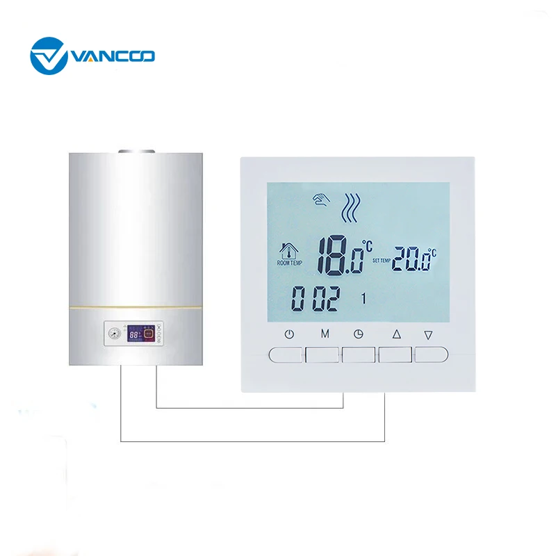 Vancoo газовый котел регулятор температуры нагрева ручной контроль AA батарея программируемый нагревательный радиатор термостат с замком для детей