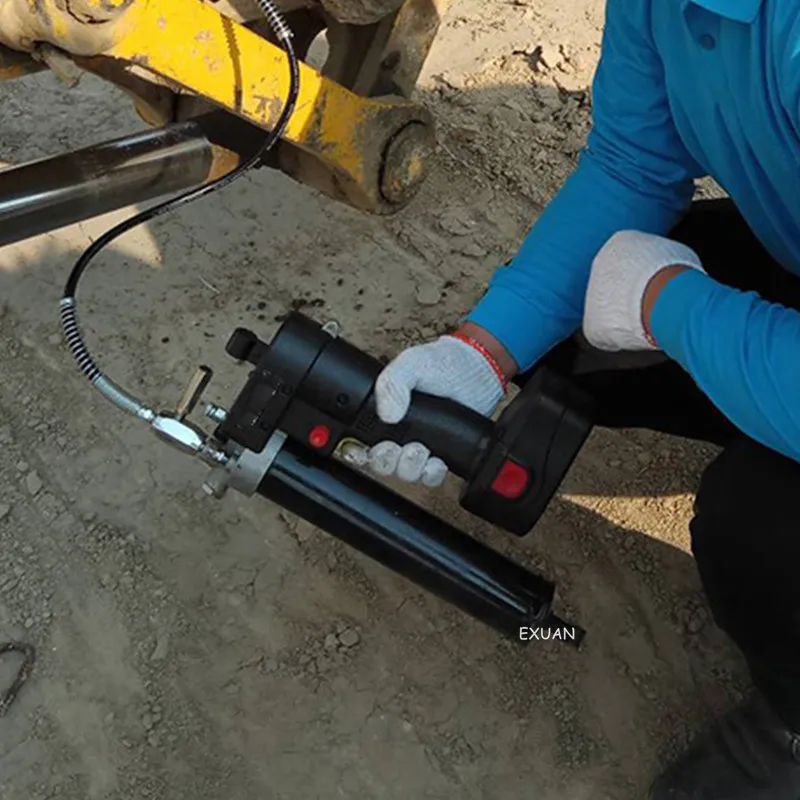 

Electric grease gun lubricator portable grease gun steam maintenance lubrication tools excavator special grease gun air pump
