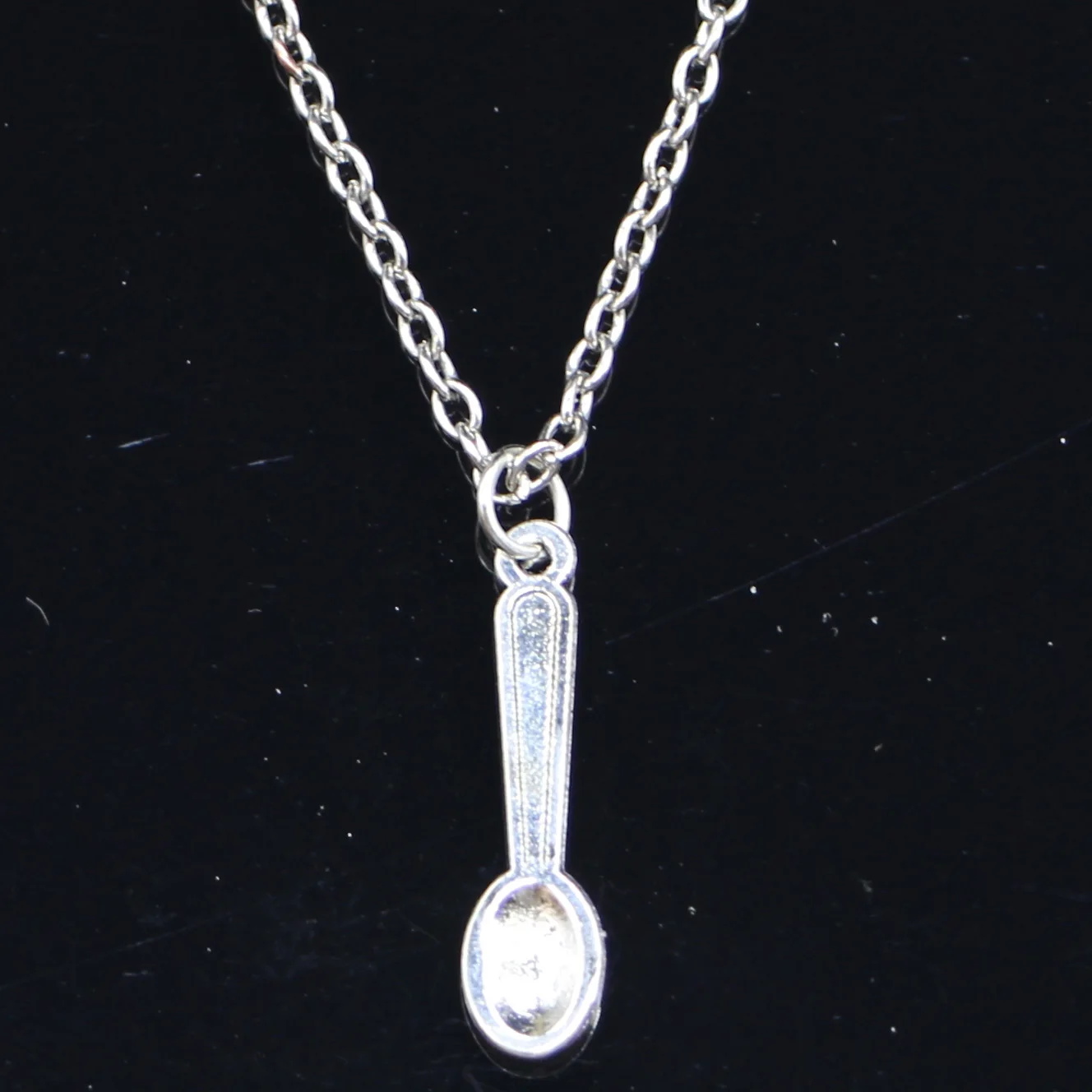 

Новое модное ожерелье 24 мм кухня кулинарная ложка Подвески Короткие Длинные Женщины Мужчины ошейник подарок ювелирные изделия колье